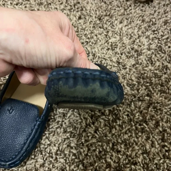 Janie and Jack Classic Blue Loafers - Picture 3 of 6